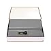 POCREATION Book Safe Diversion Safe with Combination Lock Hidden Storage Box for Money Jewelry Cards Stainless Steel Liner ABS Material 4.5 x 4.7 x 1.8in (Brown)