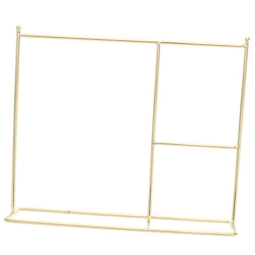 HONITANO Perchero de Hierro Dorado para Muñecas Organizador Miniatura para Ropa de Muñeca Soporte para Colgar Prendas