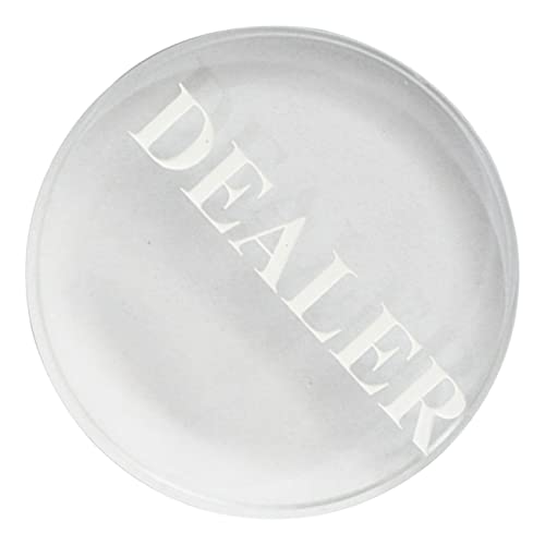KESYOO Wear Resistant Professional Poker Dealer Button Delicate Design for Hold Dealer Accessory for Game Nights