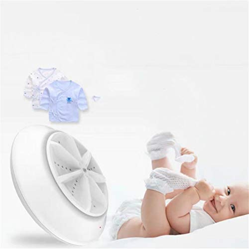 Ultraschall Mini Waschmaschine, tragbar, Ultraschall-Turbine, entfernt Schmutz, Waschmaschine, USB-Kabel, Lazy Magic Laundry für Reisen, Zuhause, Geschäftsreise, Multi - Image 4
