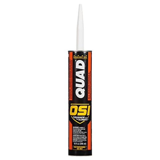 OSI Quad Window, Door and Siding Sealant Bronze 201, 10 fl oz, 1, Cartridge