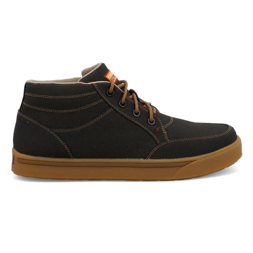 Image of Twisted X Men's Kicks Nano Composite Toe Work Shoes, Charcoal, 7 W