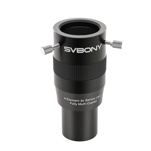 SVBONY SV216 3X APO Barlow Lens for Telescopes