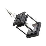 Angoily Luz De Velas Solares Decoración Linterna De Luz Solar Exterior Luces Solares Colgantes Linternas Luces Solares Al Aire Libre Linterna Solar Al Aire Libre Lámpara Black El Plastico