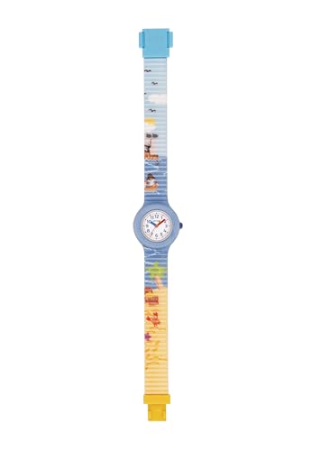 Reloj de silicona infantil HipHop HWU1220 Treasure Hunt resistente con tres agujas