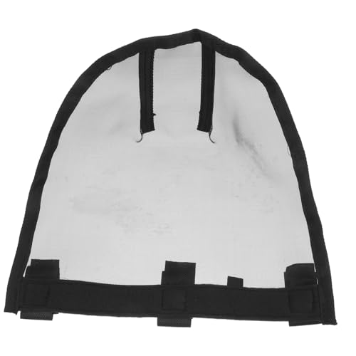 KONTONTY Lightweight Horse Mask Mesh Nose Cover for Horses Fly Resistance Comfortable Fit Breathable Material Easy to Use Home Horse Care