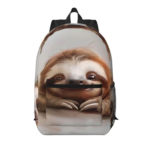 Sac à dos voyage paresseux mignon 43 cm, le cadeau parfait pour petits et grands