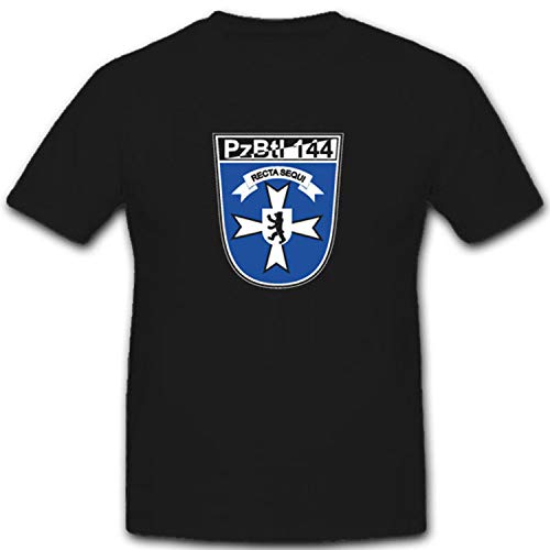 Wappen 3976 Pzbtl 144 Badge T-shirt Panzerbataillon 144 Noir XXXL
