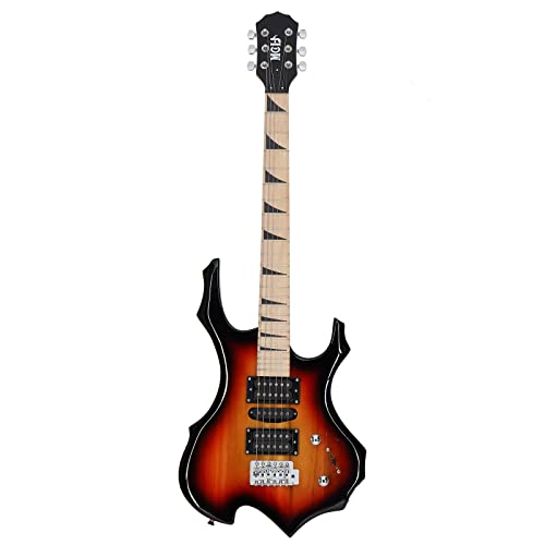Guitare électrique Ensemble de guitare électrique avec ensemble de haut-parleurs 20 W Housse de guitare, sangle, médiators - Les Beatles, Paul McCartney, John Lennon, RIngo Starr, George Harrison Guitare électrique Ensemble de guitare électrique avec ensemble de haut-parleurs 20 W Housse de guitare, sangle, médiators – Image 6
