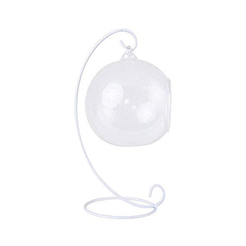 Artliving (4 Pack Ornament Display Stand, White Iron Hanging Stand Rack Holder For Hanging Glass Globe Air Plant Terrarium, Witch Ball, Christmas Ornament And Home Wedding Decoration #TOP1