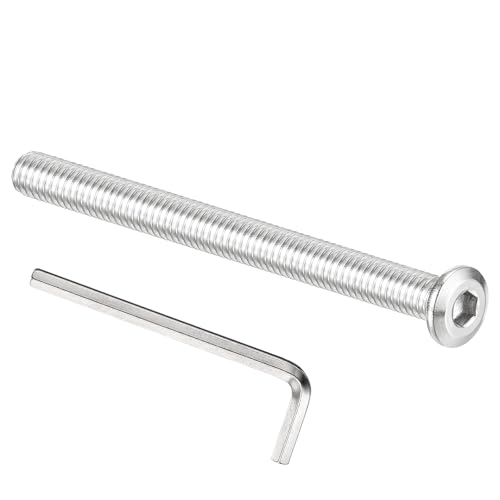 Boulons de meubles PATIKIL 5/16-18 x 8,9 cm en acier inoxydable 304 avec clé Allen, 6 pièces