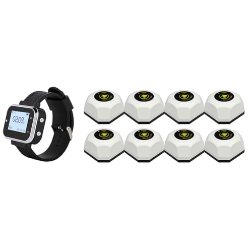 Boutons d'appel restaurant pour supprimer l'attente client avec bracelet serveur