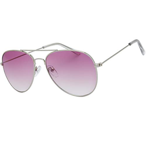 Image of The Fresh Classic Aviator Sunglasses for Men Women, Metal Frame Mirror Lens, Pilot Style, Includes Cleaning Cloth, Pouch