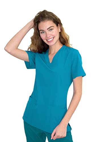 Recopilación y reviews de Pijama enfermería disponible en línea para comprar. 34 Camiseta médica de enfermería para mujer GT 4FLEX, Color verde azulado., XS