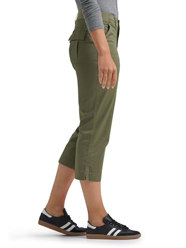 Image of Lee Women's Ultra Lux Comfort with Flex-to-go Utility Capri Pant