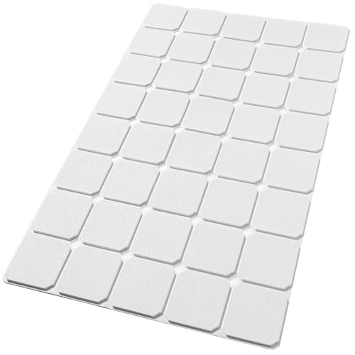 Kinbear Alfombrilla plegable de silicona antideslizante para bañera y ducha, sin ventosas, tamaño grande de 28 x 17.7 pulgadas para bañera texturizada y bañera regenerada, color blanco