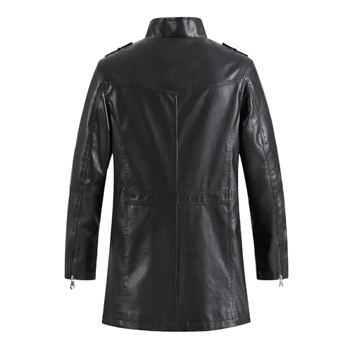 Style motard classique avec ce blouson en polyuréthane pour la mi-saison - 2