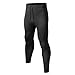 Cambkatl Men's Color Block Leggings - Drawstring High Waisted Sports Yoga Pants Fashion Cycling Running Tights
