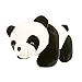 Boosns Peluche Panda Juguete Suave Peluches de Animales para Niños (Negro Blanco, 50cm)