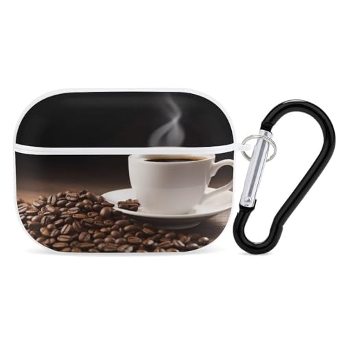 Airpod Pro ��2����/��1����p �R�[�q�[�J�b�v�ƃR�[�q�[���P�[�X�J�o�[ �ϏՌ��ی�P�[�X �L�[�`�F�[�������O�t�� ���h�~ �n�[�h PC �t���h���b�v�w�b�h�z���P�[�X �j�����p �z���C�g
