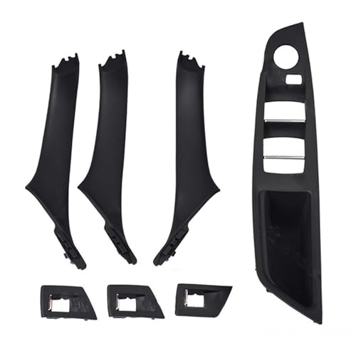 Bmw 5 V[Y F10 F11 F18 Enh RHD 4 7 x[WCbhԓhAnhv[gJo[ Ԃ̃hAnh(Black-7Pcs)