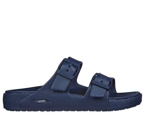 Skechers SKECHERS Women's FOAMIES Arch Fit Cali Breeze 2.0 Slide, Navy, 7