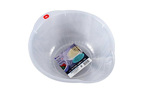 Inomata Plastic Japanese Bowl, 9-3/4-Inch, Clear