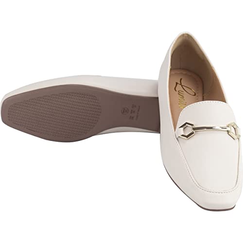 Sapato Mocassim Feminino Sandália Casual Moda Conforto SlideOff White39