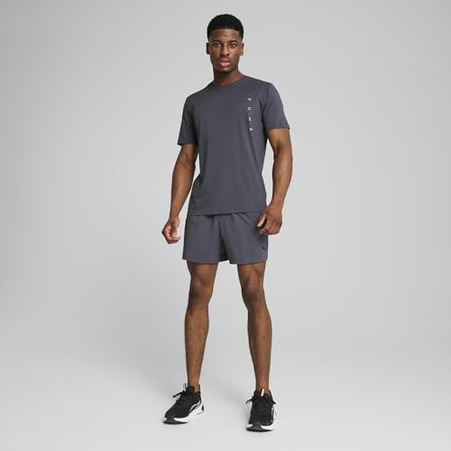 PUMA Unisex M TAD TECH Triblend Tee T-Shirts, Galactic Gray, S – Ansicht 2