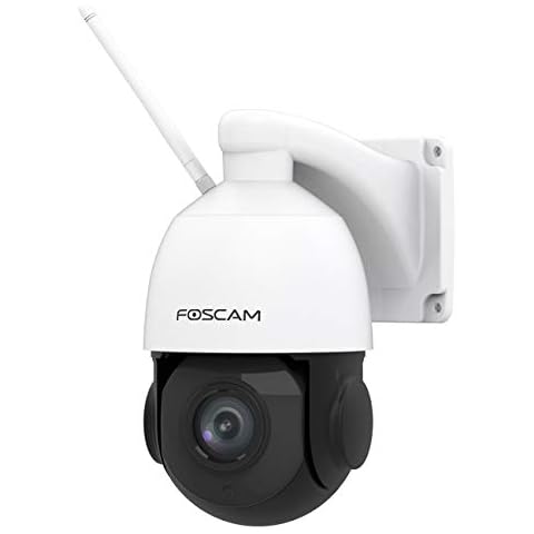 Foscam SD2X - 1080P HD Dual Band WI-FI PTZ Outdoor Camera - AI Human Detection, 18X Optical Zoom, Two-way Audio, 50M Night Vision - View and Playback Anywhere on App - Works with Alexa and Google Cover