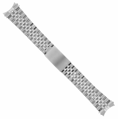 Ewatchparts 19mm Jubilee Watch Band Bracelet Compatible With 34mm Rolex Date 1501 1505 1500 5500 Stainless Steel