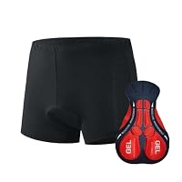 TUOYDJA Cuissard Cyclisme Homme Avec Coussin Gel 20D – Short Sous-Vêtement Respirant Anti-Frottement Pour Vélo Route, VTT, 4XL
