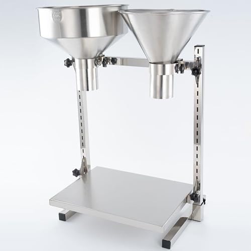Stainless Steel Hopper Funnel for Manual Filling, Oil-Proof Vacuum Packaging Bag for Efficient Storage and Easy Use