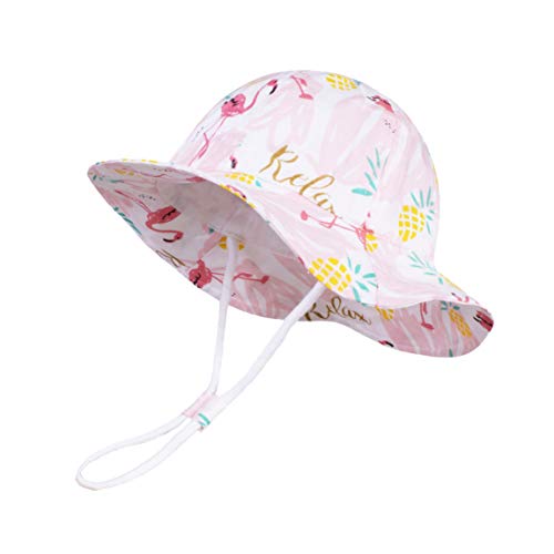 Chapeau de protection solaire enfants en coton avec grand bord
