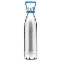 MILTON Thermosteel Duo DLX 750, borraccia isolata sottovuoto a doppia parete | 24 once | Borraccia per acqua calda e fredda 24 ore, acciaio inossidabile 18/8, senza BPA (Argento,700 ml | 23 once