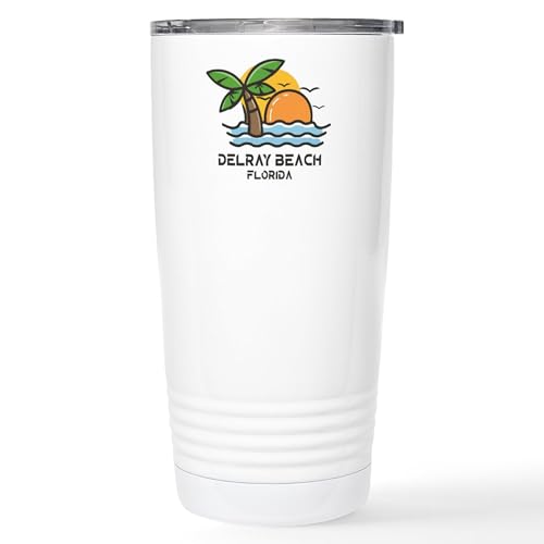 CafePress Florida Delray Beach 20 oz Stainless Steel Tumbler