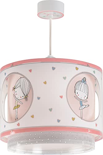 Dalber kinderlampe Pendelleuchte Hängelampe Tänzer Rosa Sweet Dance Rose, 26.5 x 26.5 x 21 cm