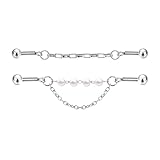 Promesse de service : veuillez nous contacter si vous rencontrez des problèmes avec ces piercings industriels pour femmes et hommes.