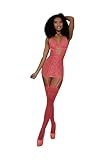 Dreamgirl Garter Chemise Set with Thong