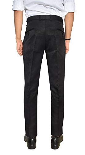 Image of KUNDAN Slim Fit Men Polyester Viscose Blend Trousers