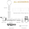 Pasta Maker Attachment for Kitchenaid Stand Mixer with 6 Different Shapes of Pasta Outlet, Durable for Kitchenaid Accessories and Attachments, Dishwasher Safe