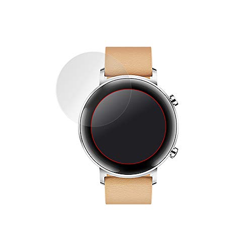 ミヤビックス HUAWEI WATCH GT2 42mm 用 2枚入 PET製フィルム 強化ガラス同等の硬度 高硬度9H素材採用 日本製 反射防止液晶保護フィルム OverLay Plus 9H