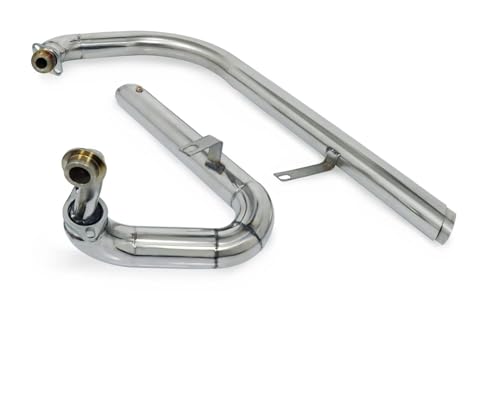 Silencieux intermédiaire moto pour Yamaha Dragstar 125 réduction bruit et gaz