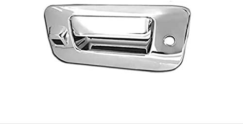 Chrome Tailgate Door Handle Cover with Keyhole and Camera Hole for 2007-2013 Chevrolet Chevy Silverado/GMC Sierra