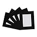 Savage Mat Mounts - Black, 8" x 10" (5" x 7" Opening), Pkg of 5