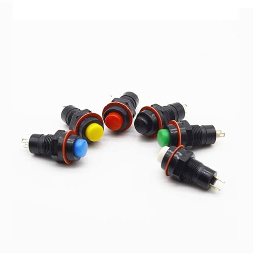 Interruptores momentáneos con botón pulsador de 10mm CA 250V