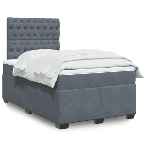 Nqyjm - Somier de láminas de cama y colchón (120 x 200 cm), color gris oscuro