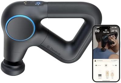 Theragun Prime Plus Heated, Powerful Massage Gun for Enhanced Warm-Up & Workout Recovery - Quiet Deep Tissue Massager for Body and Back Pain Relief - Leg & Back Massager with Heat (Prime Plus)
