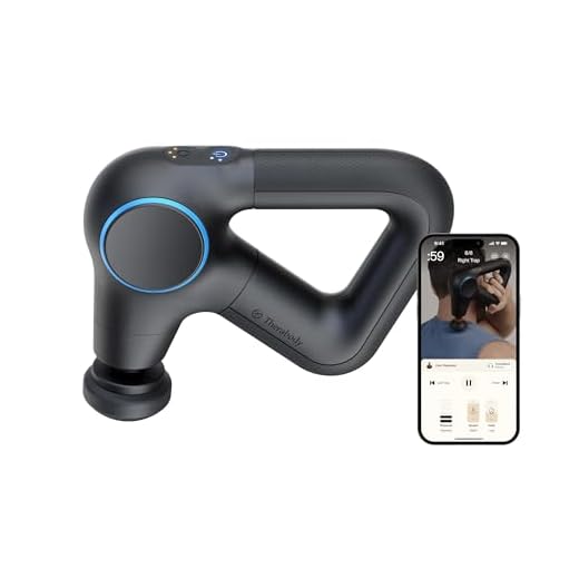 TheraGun Therabody Prime Plus Heated, Powerful Massage Gun for Enhanced Warm-Up & Workout Recovery - Quiet Deep Tissue Massager for Body and Back Pain Relief - Leg & Back Massager with Heat