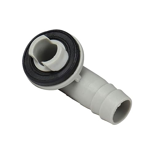 Image of Air Conditioner Drain Hose Connector Elbow (3 /5'') Fitting For Mini-Split Units and Window AC Unit (1)